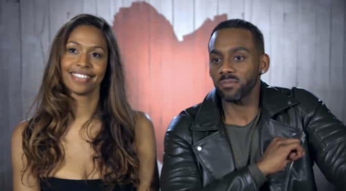 Keaun Richard's father, Richard Blackwood with his current partner, Diana during an interview with Channel Four. Who is Keaun's biological mother?